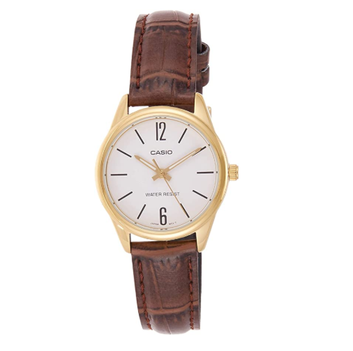 Casio Classic Women's LTP-V005GL Brown Leather Band Watch - Diligence1International