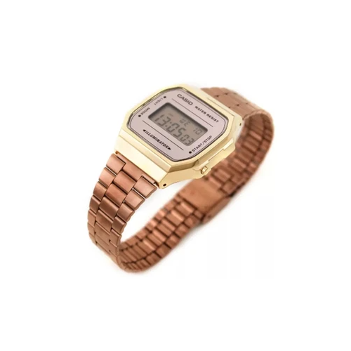 Casio Classic A168WECM-5DF Rose Gold Stainless Steel Digital Watch - Diligence1International