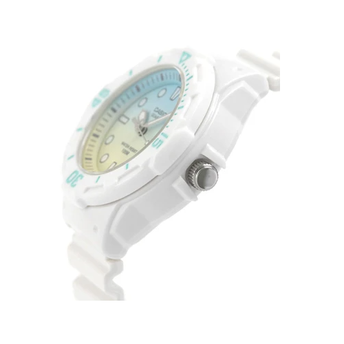 Casio LRW-200H-2E2VDF White Resin Strap Watch for Women - Diligence1International
