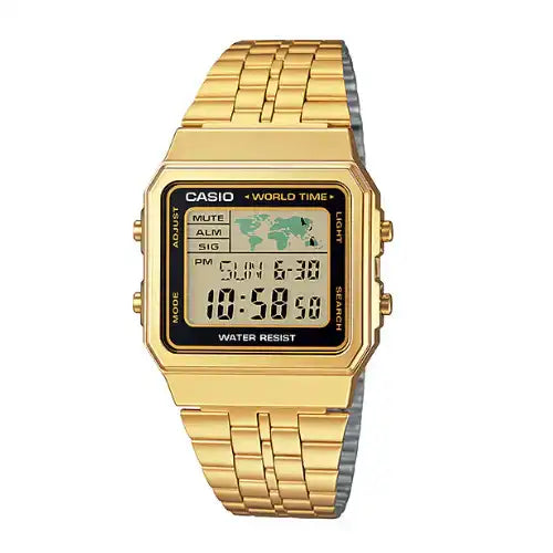 Casio A500WGA-1DF Stainless Steel Resin Strap Watch - Diligence1International