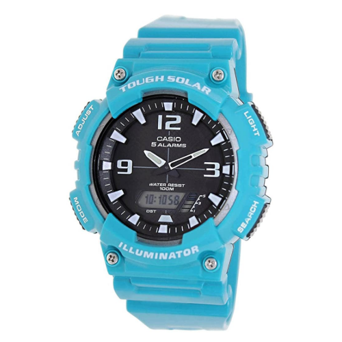 Casio Tough Solar Analog-Digital AQ-5810WC-3AVDF Sky Blue Watch - Diligence1International