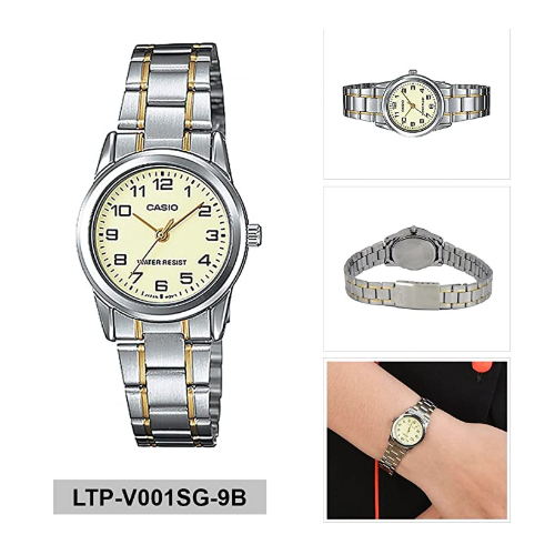 Casio Casual Watch Analog Display Japanese Quartz for Women LTP-V001SG-9BUDF - Diligence1International