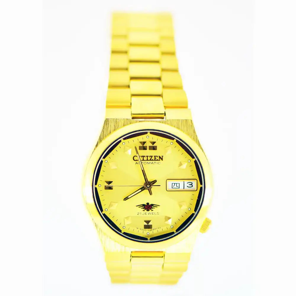 Citizen Classic Automatic Men's Gold Stainless Strap Watch NH3742-56P
