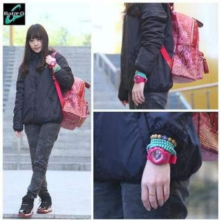 Casio Baby-G BA110 Series Anadigi Neon Color Pink x Multicolor Dial Watch BA112-4ADR - Diligence1International