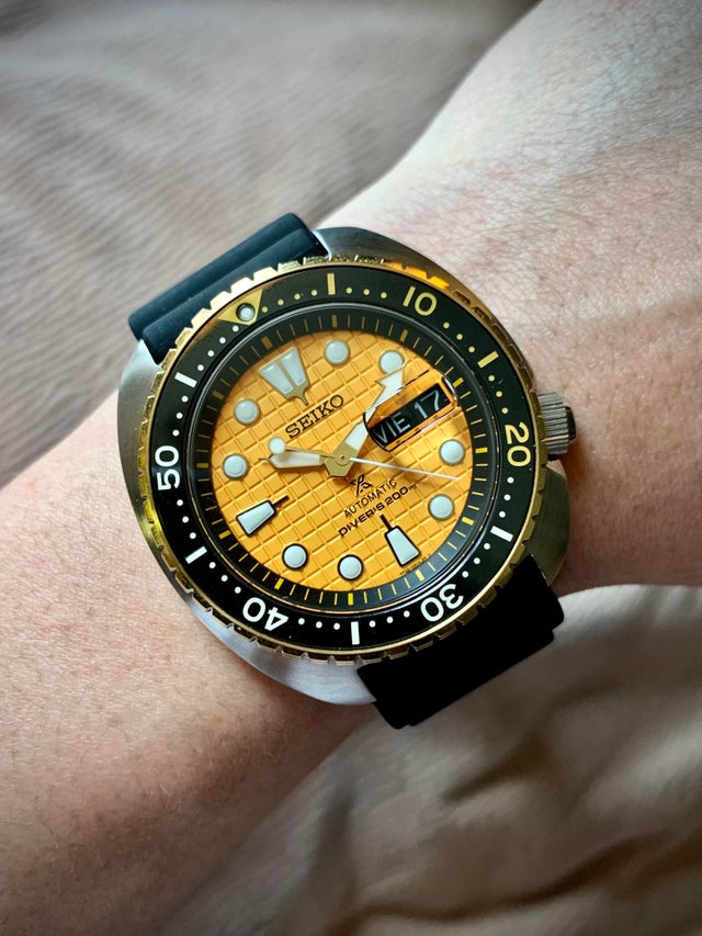 Seiko Prospex Limited Edition PH Yellow Sunrise Turtle 200M Men's Watch SRPH38K1