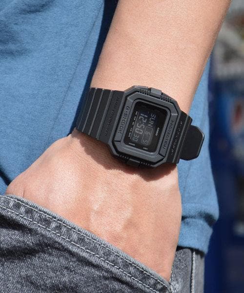 Casio G-Shock Black Stealth Series Digital Basic Color ALL Black Watch DWD5500BB-1DR - Diligence1International