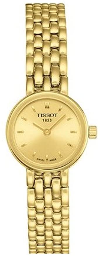 Tissot Swiss Made T-Lady Lovely All Gold Plated Ladies' Watch T0580093302100 - Diligence1International