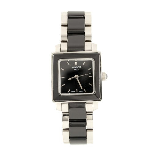 Tissot Swiss Made T-Lady T-Cera 2 Tone Ceramic Stainless Steel Ladies' Watch T0643102205100 - Diligence1International