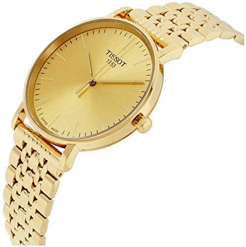 Tissot Swiss Made T-Classic Everytime All Gold Plated Men's Watch T1094103302100 - Diligence1International