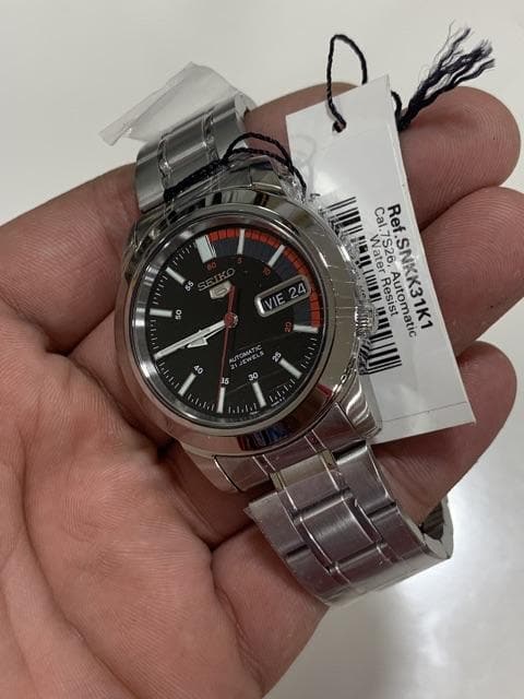 Seiko 5 Classic Men's Size Black Dial Stainless Steel Strap Watch SNKK31K1 - Diligence1International