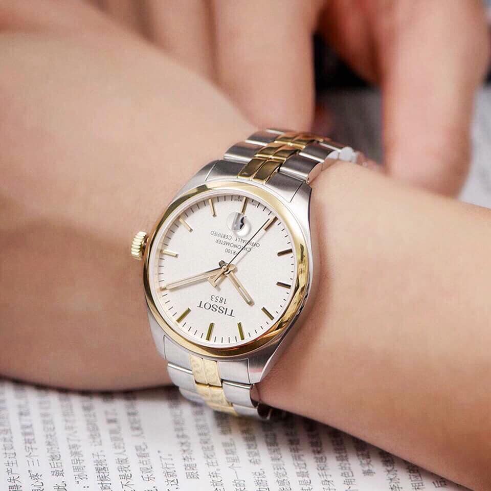 Tissot Swiss Made T-Classic PR100 Chronometer 2 Tone Gold Plated Men's Watch T1014512203100 - Diligence1International