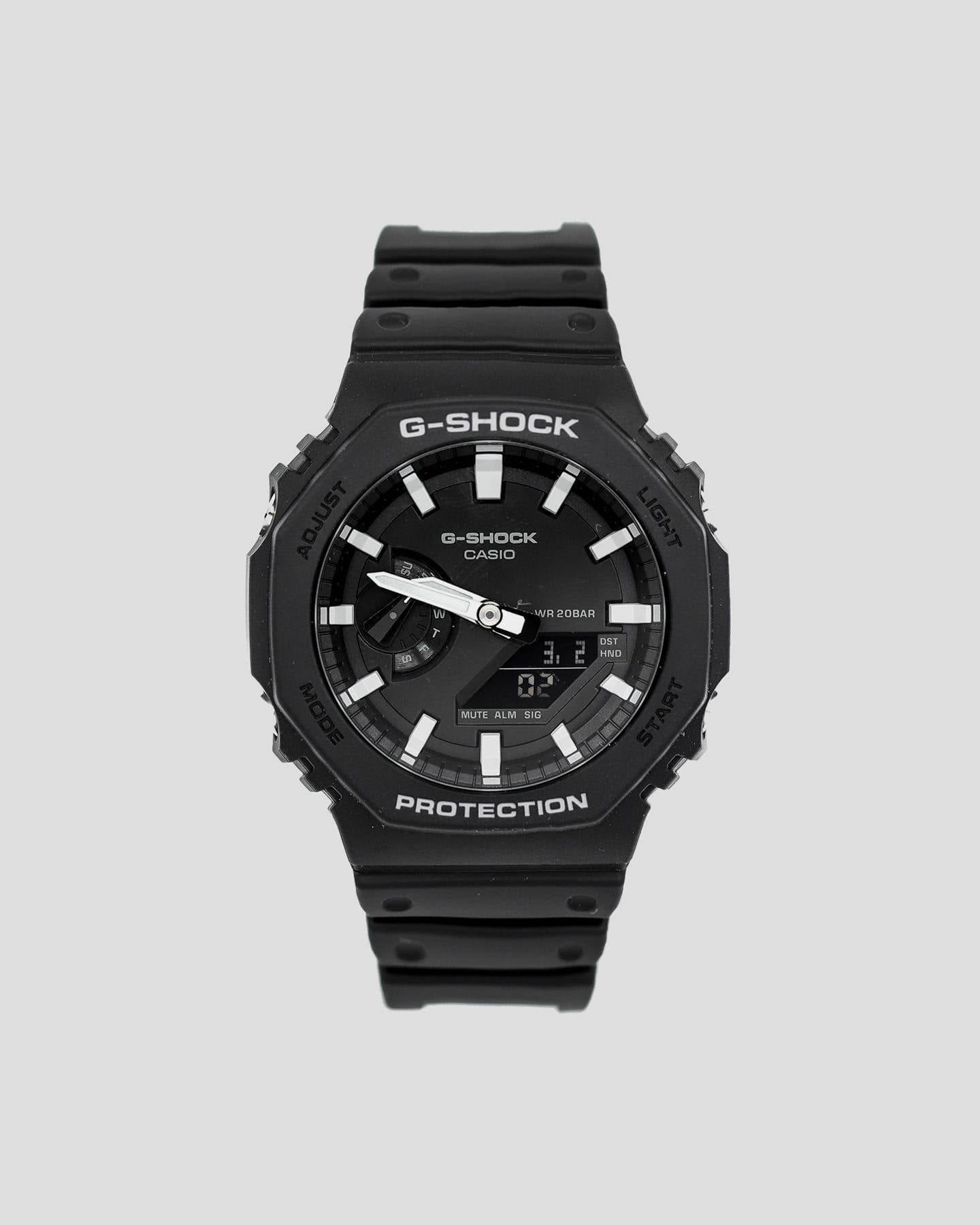 Casio G-Shock Carbon Core Guard Black AP CasiOak Watch GA2100-1ADR - Diligence1International