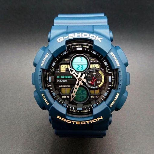 Casio G-Shock Special Color The Green Hornet Anadigi Greenish Blue Watch GA140-2ADR - Diligence1International