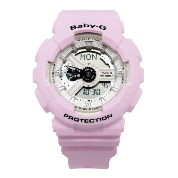 Casio Baby-G BA-110 New Beach Color Series Analog-Digital Pastel Pink Watch BA110BE-4ADR - Diligence1International
