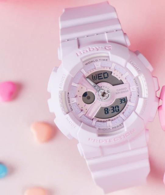 Casio Baby-G BA110 Series Standard Analog-Digital Purple Watch BA110-4A2DR - Diligence1International