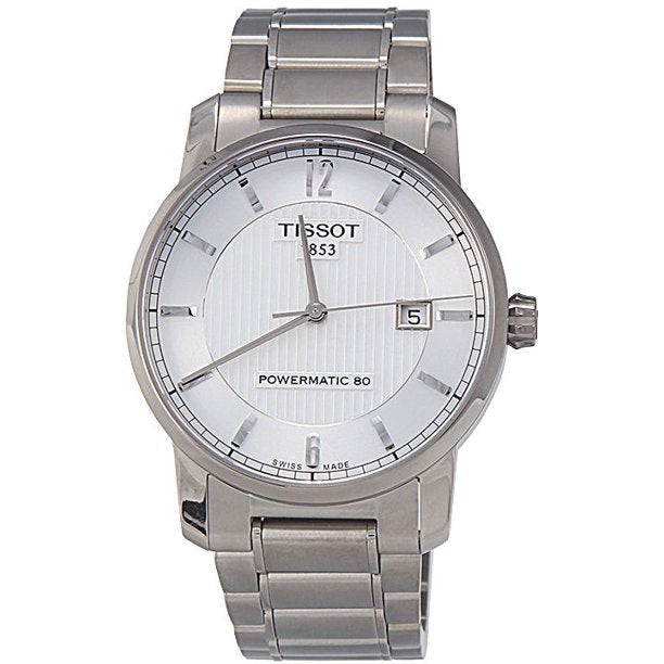 Tissot Swiss Made T-Classic Titanium Automatic Silver Dial Men's Watch T0874074403700 - Diligence1International