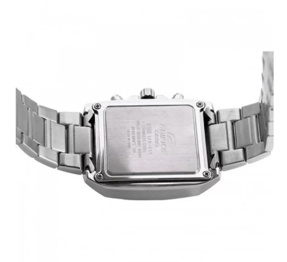 Casio Edifice Rectangle Chronograph Black Dial Men's Stainless Steel Watch EFR-511D-1AV - Diligence1International