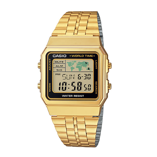 Casio A500WGA-1DF Stainless Steel Resin Strap Watch - Diligence1International