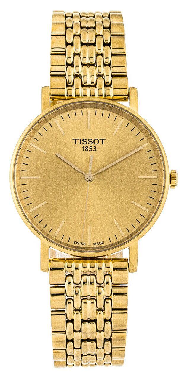 Tissot Swiss Made T-Classic Everytime All Gold Plated Men's Watch T1094103302100 - Diligence1International