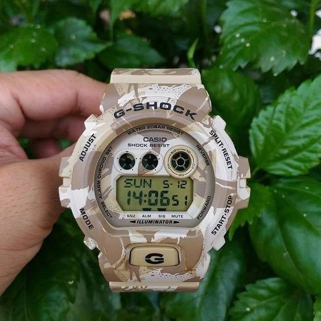 Casio G-Shock Military Standard Digital Desert Sandstorm Camo Beige Watch GDX6900MC-8DR - Diligence1International
