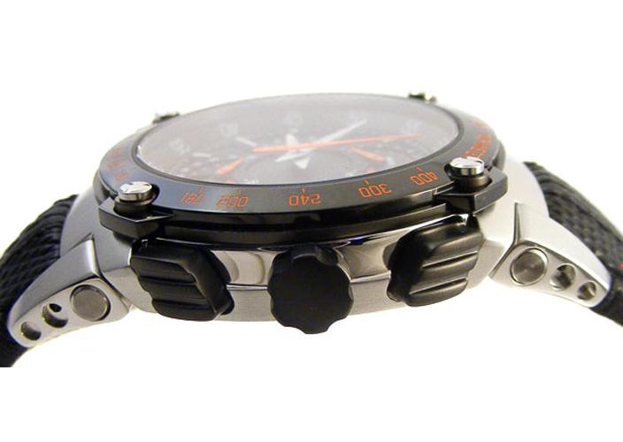 Seiko Sportura Double Retrograde Chronograph Men's Leather Strap Watch SPC039P2 - Diligence1International