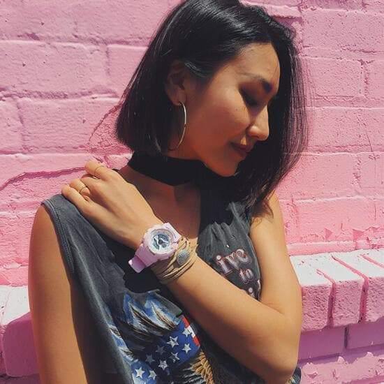 Casio Baby-G BA-110 New Beach Color Series Analog-Digital Pastel Pink Watch BA110BE-4ADR - Diligence1International