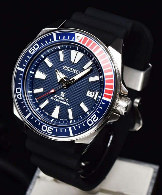 Seiko Prospex JAPAN Made Pepsi Samurai Reissue 200M Diver's Men's Watch SRPB53J1 - Diligence1International