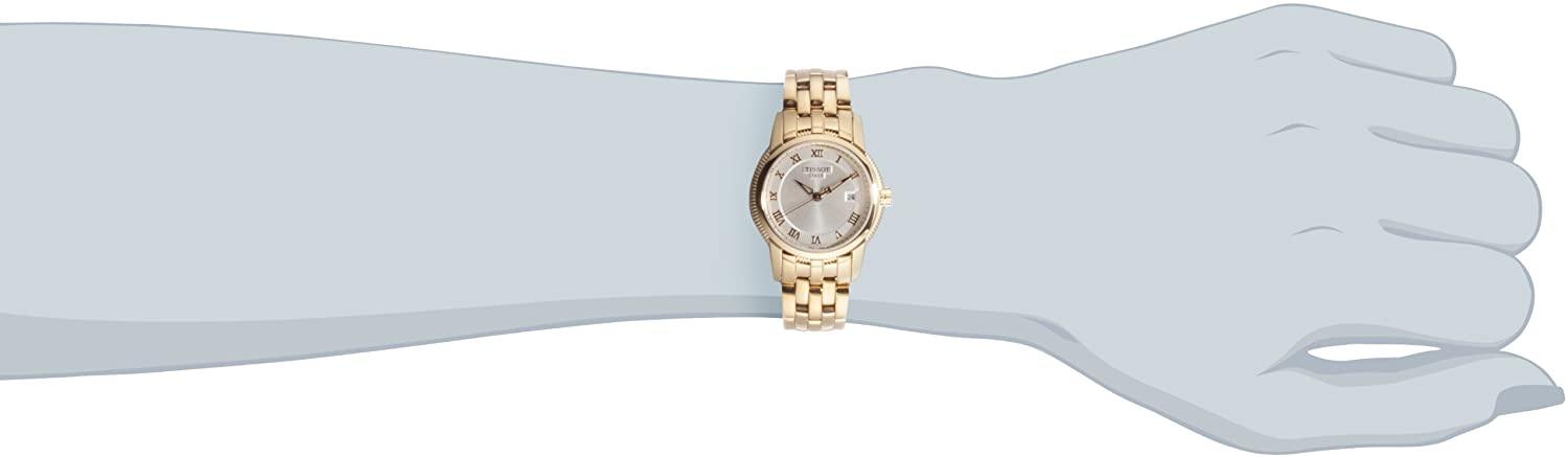 Tissot Swiss Made T-Classic Ballade III Gold Plated Ladies' Watch T0312103303300 - Diligence1International