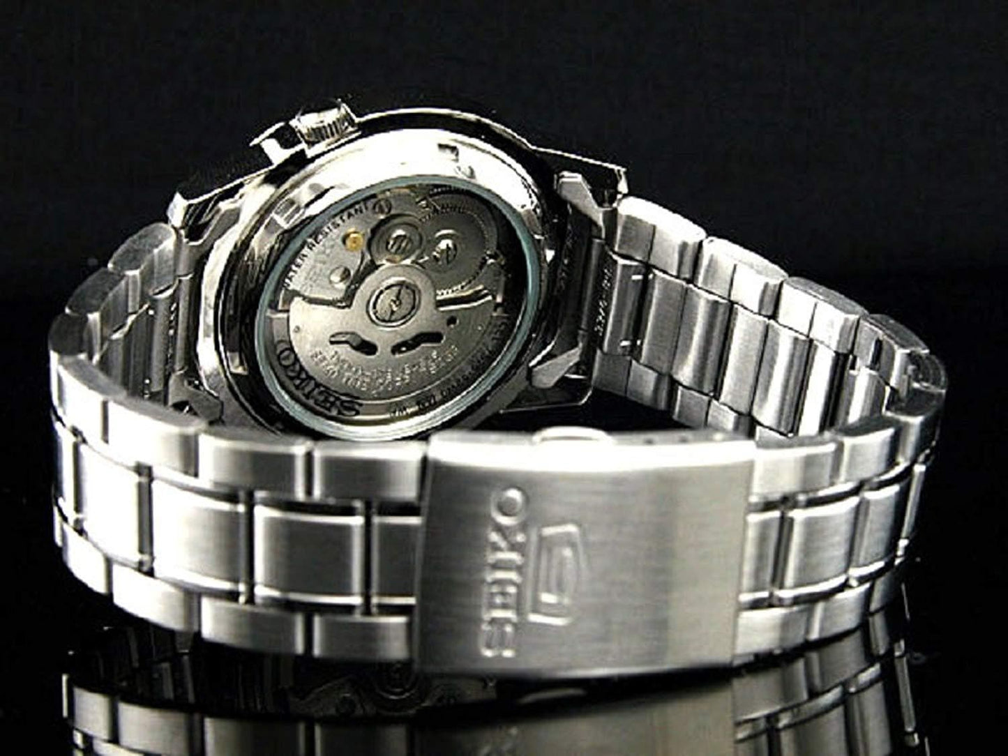 Seiko 5 Classic Men's Size White Dial Stainless Steel Strap Watch SNKE57K1 - Diligence1International