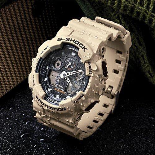 Casio G-Shock Military Standard Series Anadigi Desert M1 Abrams Watch GA100SD-8ADR - Diligence1International