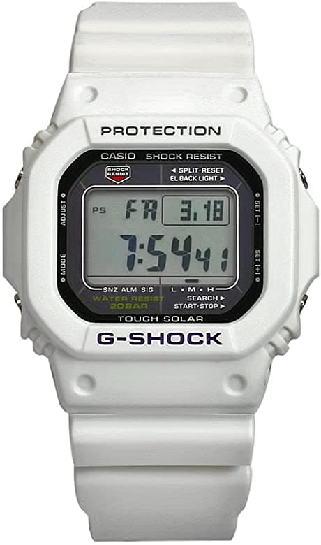 Casio G-Shock Tough Solar Digital Snow Warrior White x Black Accents Watch G5600A-7DR - Diligence1International