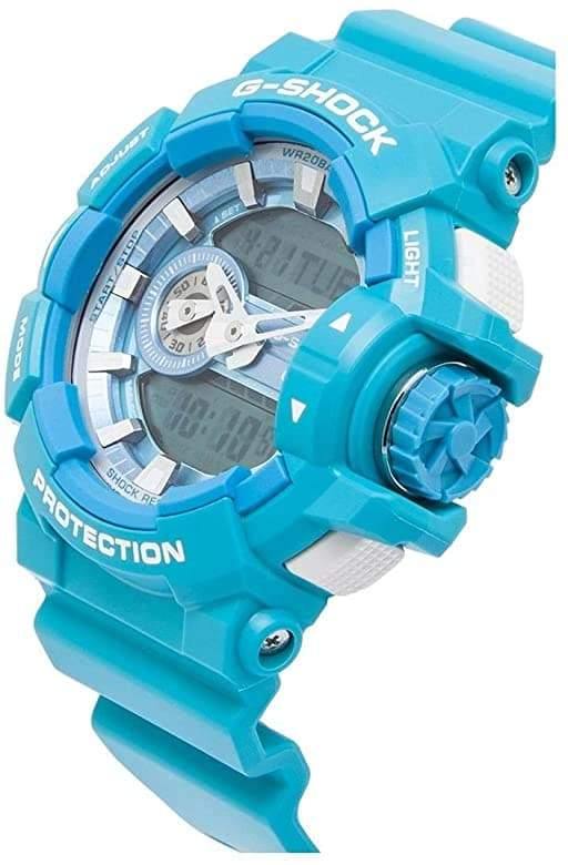 Casio G-Shock Big Case Analog-Digital Baby Blue Watch GA400A-2ADR - Diligence1International