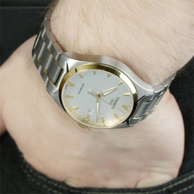 Tissot Swiss Made T-Classic Tempo Automatic 2 Tone Gold Plated Men's Watch T0604072203100 - Diligence1International