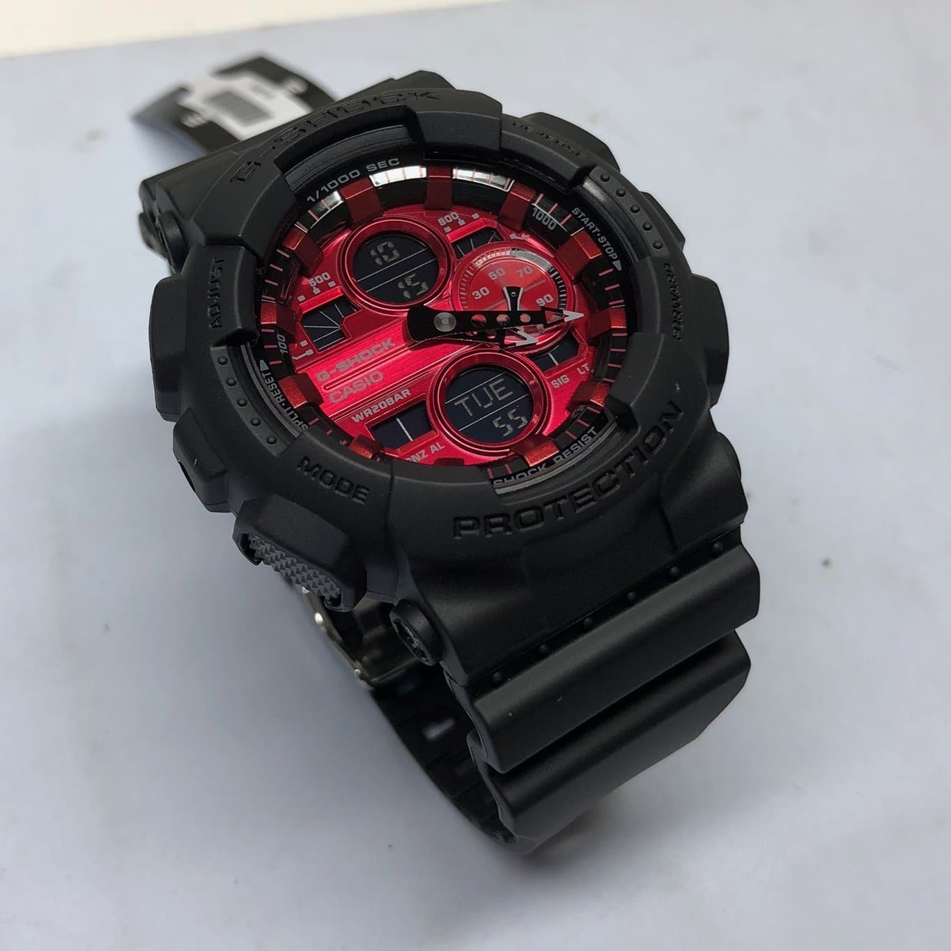 Casio G-Shock Special Color Adrenaline Black x Red Dial x Grey Accents Watch Last Dance GA140AR-1ADR - Diligence1International