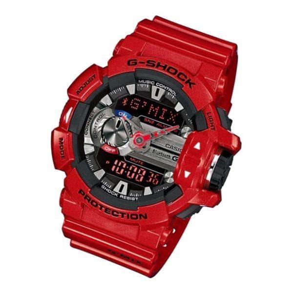 Casio G-Shock G’MIX Mobile Link Bluetooth Anadigi Red x Grey x Black Accents Last Dance Watch GBA400-4ADR - Diligence1International