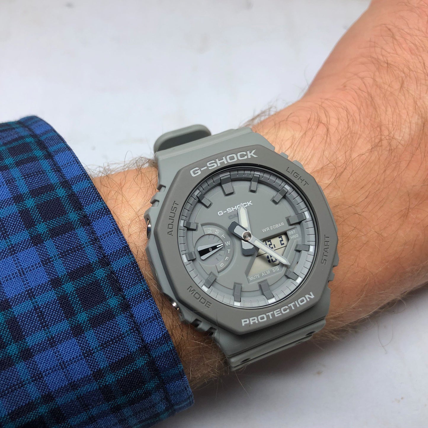 Casio G-Shock Carbon Core Guard Earth Tone Grey AP CasiOak Watch GA2110ET-8ADR - Diligence1International
