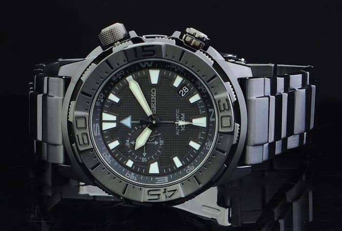 Seiko Superior 100M Men's Black PVD Plated Stainless Steel Strap Watch SSA051K1 - Diligence1International