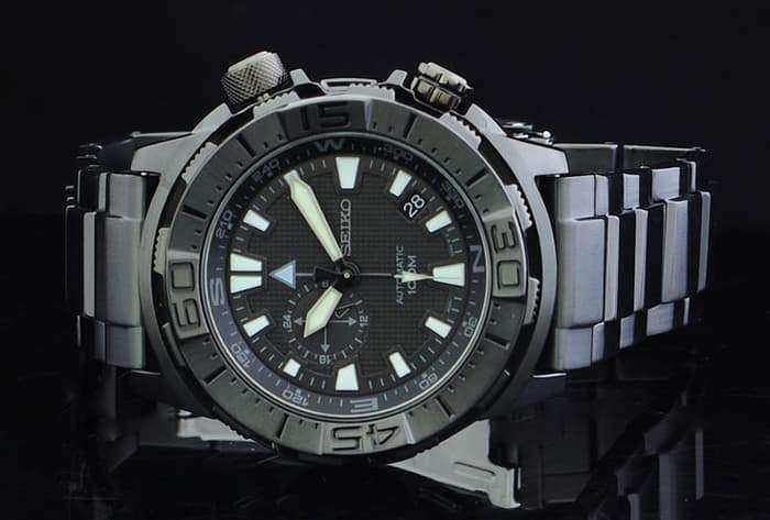 Seiko Superior 100M Men's Black PVD Plated Stainless Steel Strap Watch SSA051K1 - Diligence1International