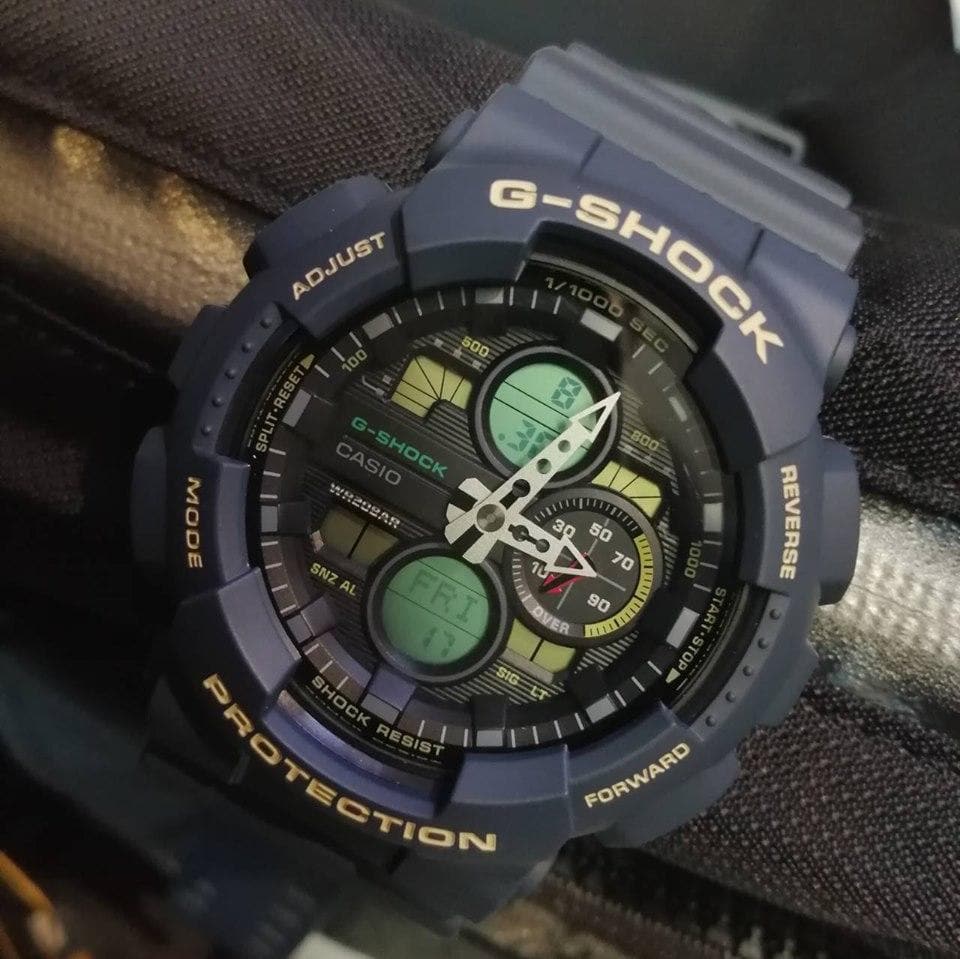 Casio G-Shock Special Color The Green Hornet Anadigi Greenish Blue Watch GA140-2ADR - Diligence1International