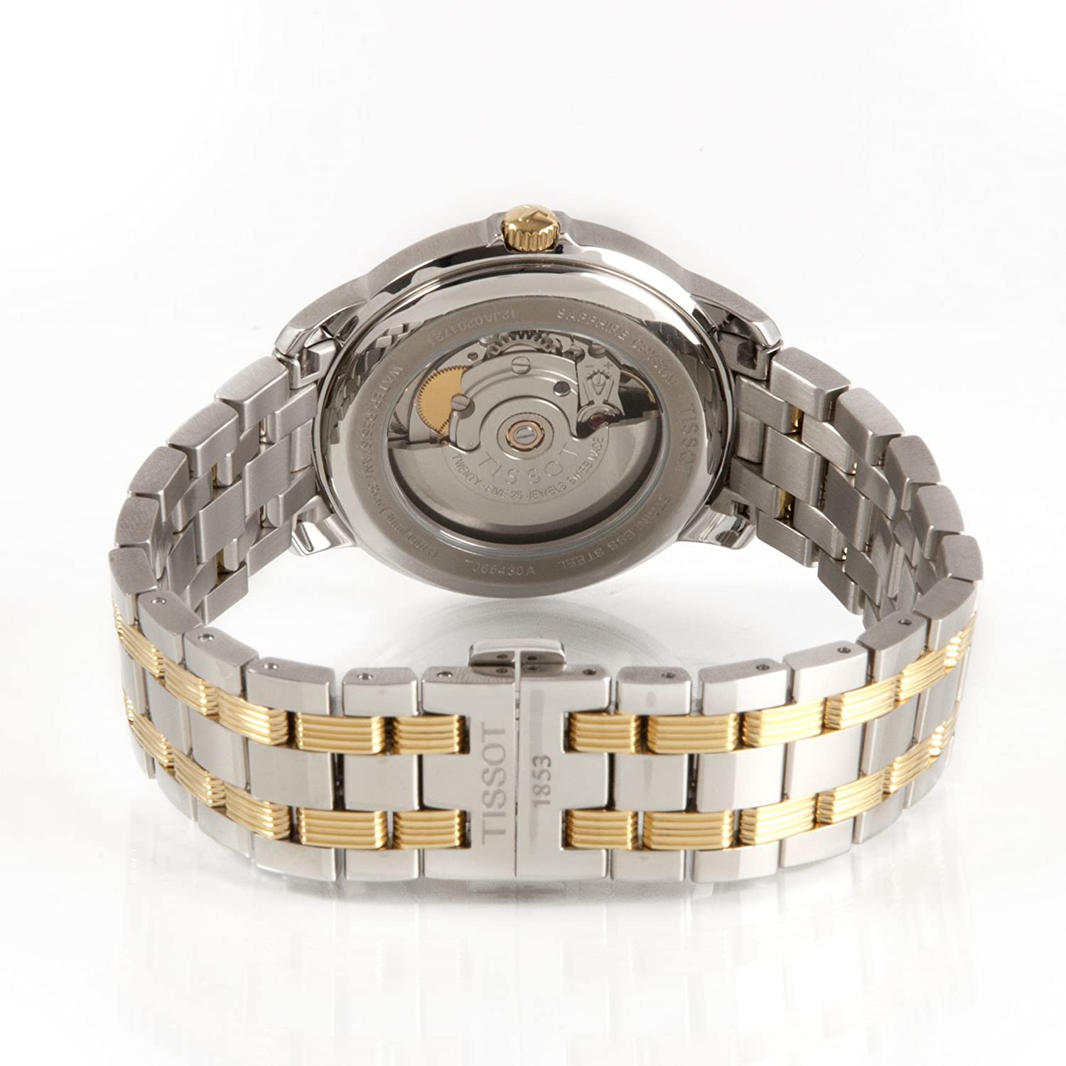 Tissot Swiss Made T-Classic III Automatic 2 Tone Gold Plated Men's Watch T0654302205100 - Diligence1International