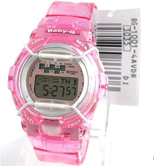 Casio Baby-G Retrograde Digital Pink Watch BG1001-4AVDR - Diligence1International