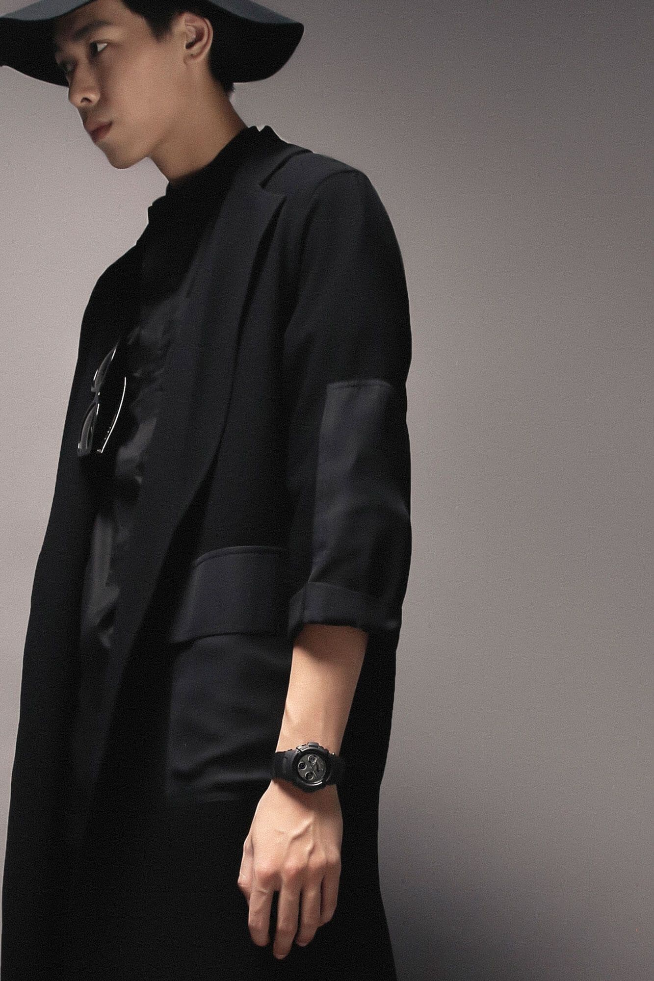 Casio G-Shock Black Stealth Series Analog-Digital ALL Black Watch AW591BB-1ADR - Diligence1International