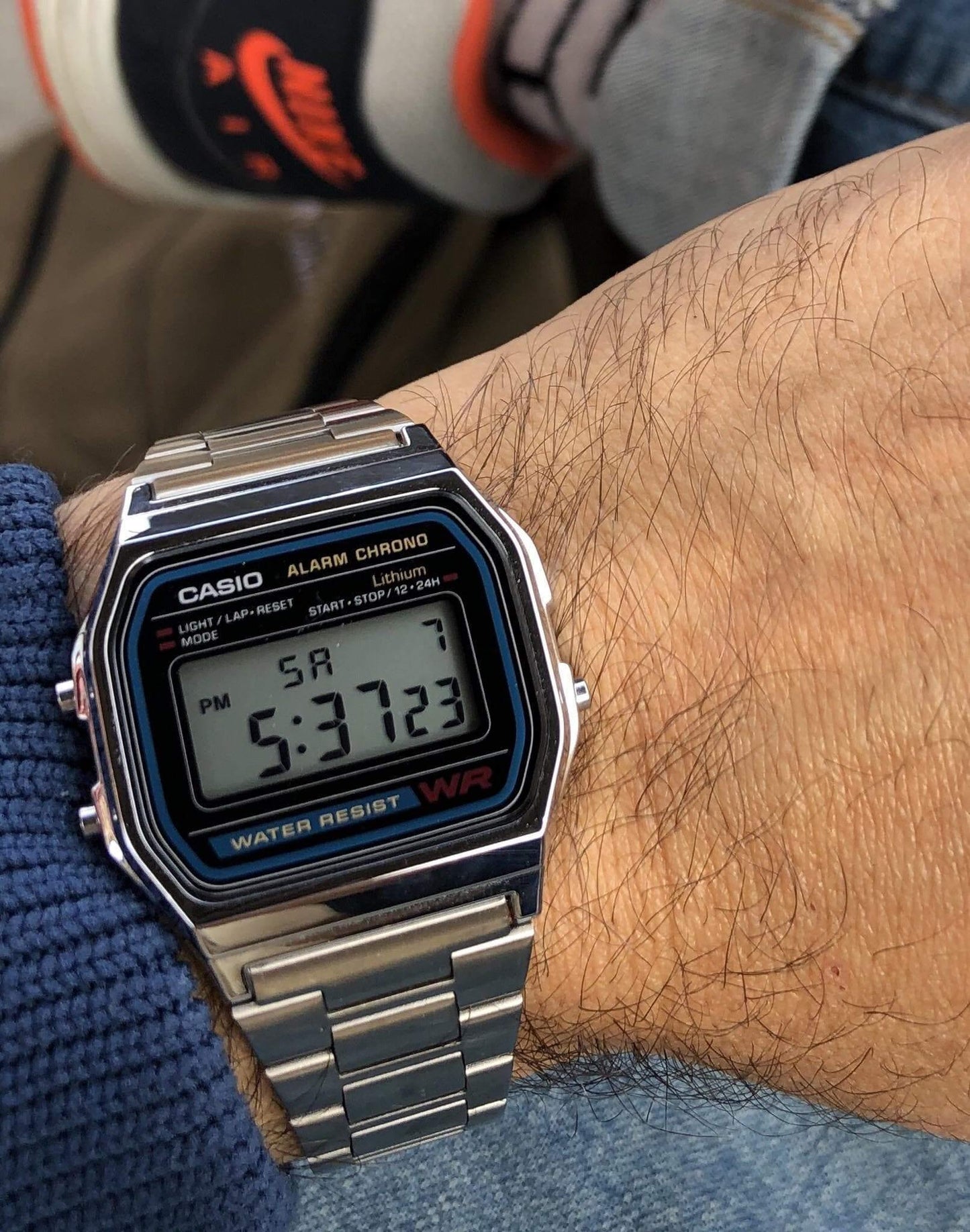 Casio Classic A-158WA Silver Stainless Steel Digital Watch - Diligence1International
