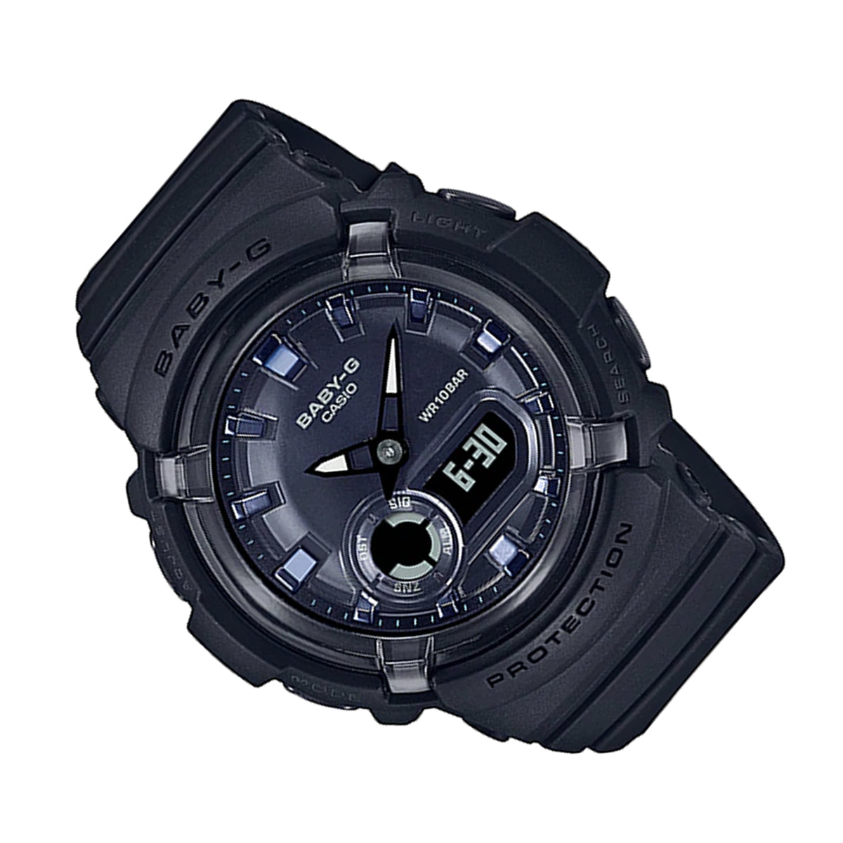 Casio Baby-G Standard Anadigi All Black Stealth Series Watch BGA-280-1ADR