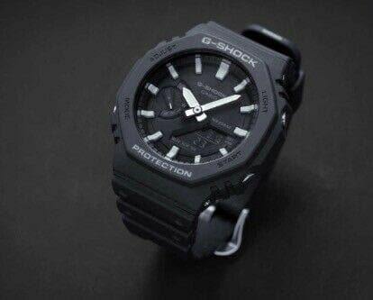 Casio G-Shock Carbon Core Guard Black AP CasiOak Watch GA2100-1ADR - Diligence1International