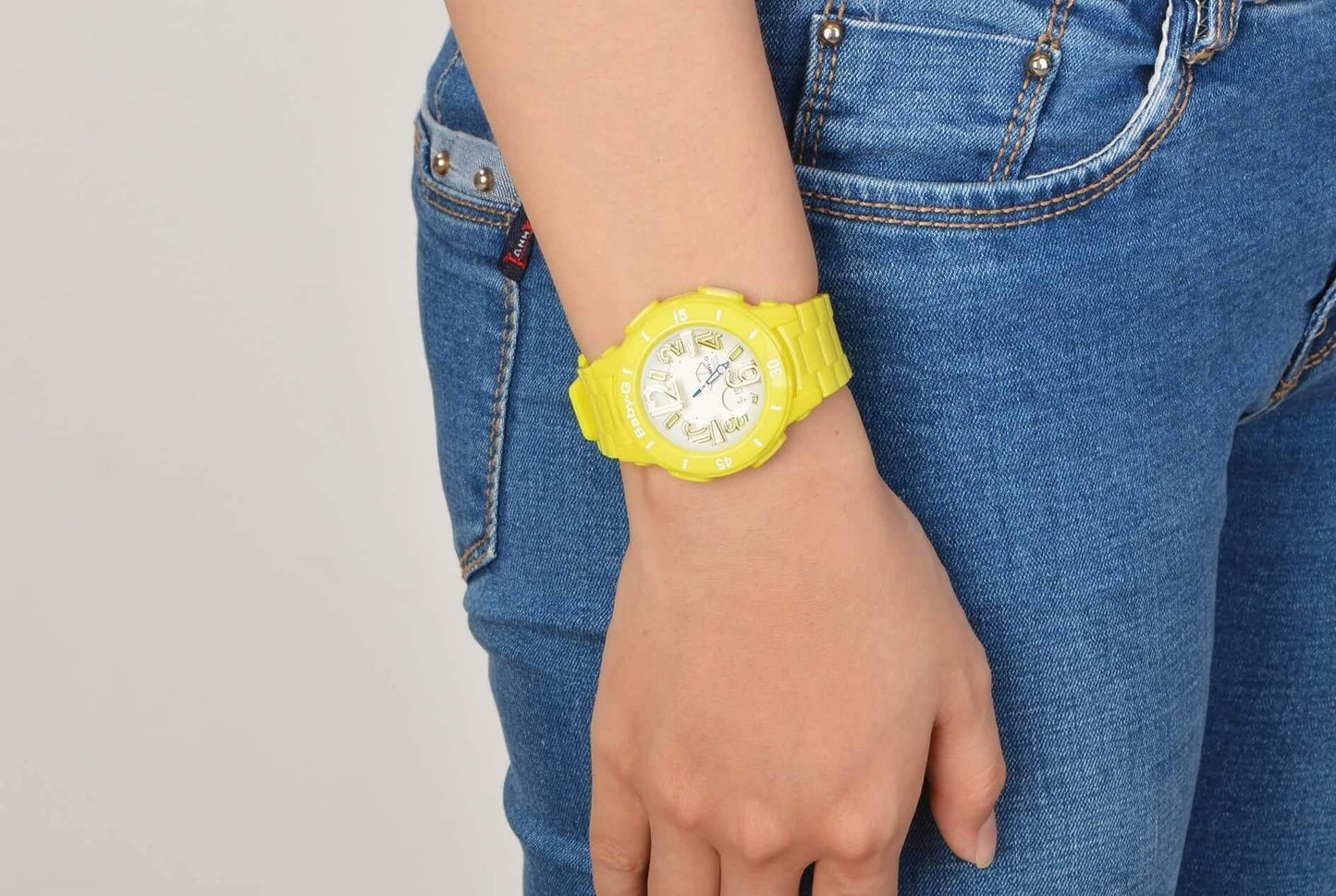 Casio Baby-G Neon Marine Series Analog-Digital Yellow x White Dial Watch BGA170-9BDR - Diligence1International