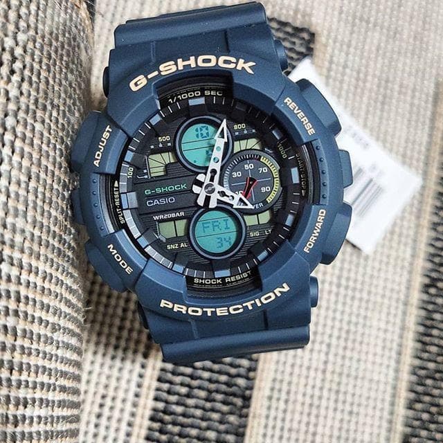 Casio G-Shock Special Color The Green Hornet Anadigi Greenish Blue Watch GA140-2ADR - Diligence1International