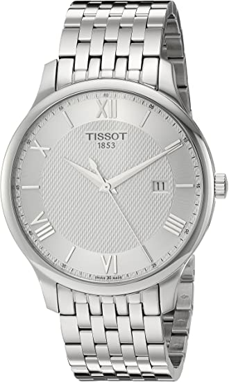 Tissot Swiss Made T-Classic Silver Tradition Stainless Steel Men's Watch T0636101103800 - Diligence1International