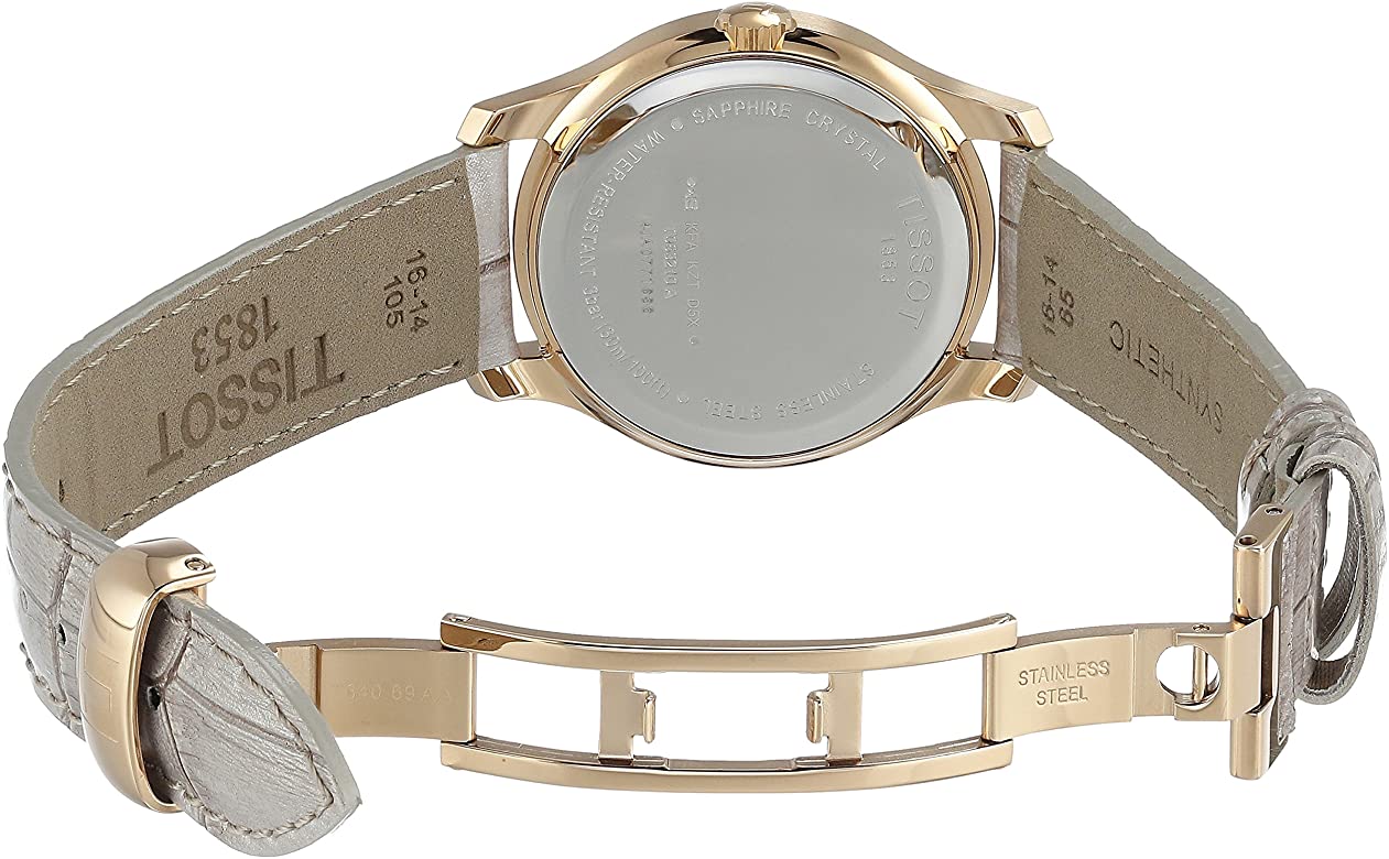 Tissot Swiss Made T-Trend Tradition Ladies' MOP Leather Strap Watch T0632103711700 - Diligence1International
