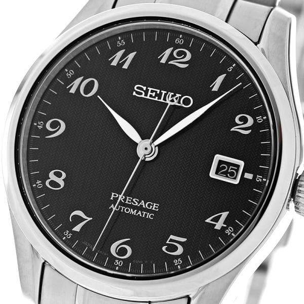 Seiko JAPAN Made Presage Karesansui Black Men's Stainless Steel Watch SPB065J1 - Diligence1International